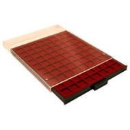 Tava cu 80 locasuri patrate pentru monede de 24mm
