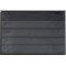 Carton expunere timbre 158x113mm, negru, 4 randuri, folie de protectie