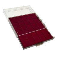 Tava cu 30 locasuri patrate pentru monede de 38mm