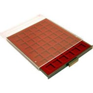 Tava cu 48 locasuri patrate pentru monede de 28mm