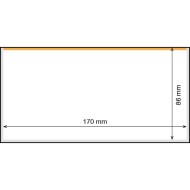 Posete transparente pentru bancnote 176 x 90 mm