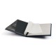 Clasor timbre cu 16file / 32pagini negre, coperta albastra Clasor timbre cu 16file / 32pagini negre, coperta albastra