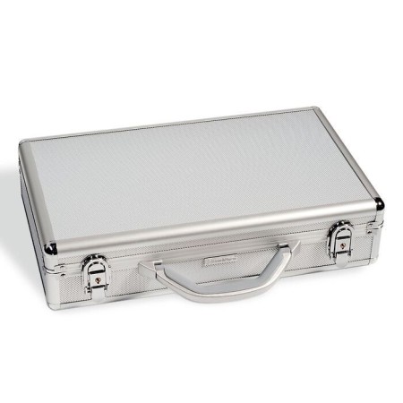 Cufar de aluminiu CARGO L6 pentru 198 monede, cu 6 tăvi Cufar de aluminiu CARGO L6 pentru 198 monede, cu 6 tăvi