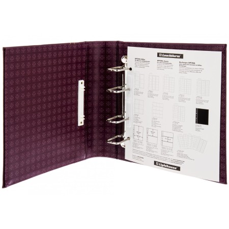 Album Optima Clasic GIGANT, cu etui, fara folii, visiniu Album Optima Clasic GIGANT, cu etui, fara folii, visiniu