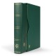 Clasor timbre PREMIUM 32file/64pagini negre, in caseta, verde