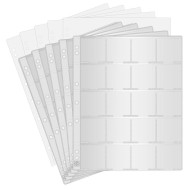 Set folii GRANDE (A4) pentru cartonase autoadezive