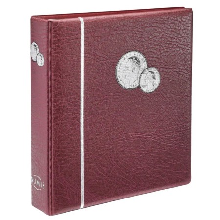 Album monede NUMIS cu coperta grena Album monede NUMIS cu coperta grena