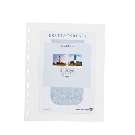 Set 50 folii SH252 cu 1 buzunar, PP, pentru bancnote Set 50 folii SH252 cu 1 buzunar, PP, pentru bancnote