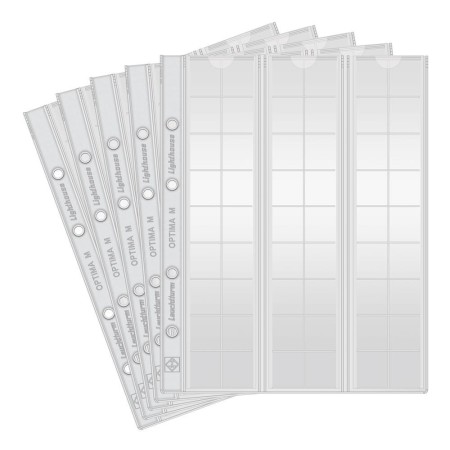 Set folii OPTIMA pentru 54 monede Set folii OPTIMA pentru 54 monede