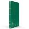Clasor timbre cu 16file / 32pagini negre, coperta verde