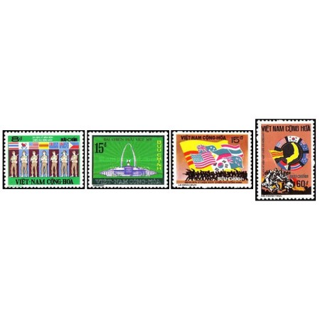 Vietnam Sud 1974 - Ziua Aliatilor, serie neuzata Vietnam Sud 1974 - Ziua Aliatilor, serie neuzata