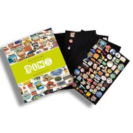Album GRANDE pentru insigne, pin-uri, cu 4 panouri incluse