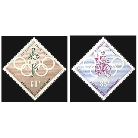 Benin (Dahomey) 1964 - Jocurile Olimpice Tokio, serie neuzata Benin (Dahomey) 1964 - Jocurile Olimpice Tokio, serie neuzata