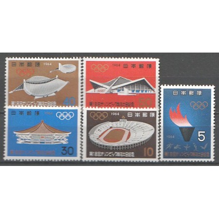 Japonia 1964 - Sport, Jocurile Olimpice, serie neuzata Japonia 1964 - Sport, Jocurile Olimpice, serie neuzata