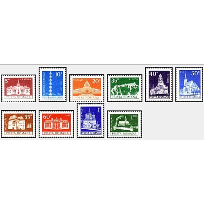 1973 - Uzuale-monumente, serie neuzata