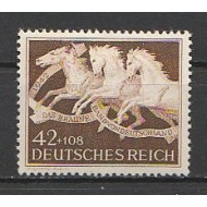 Deutsches Reich 1942 - Braune Band, cai, calarie, neuzata