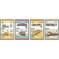 Nevis 1986 - Locomotive, trenuri, serie neuzata