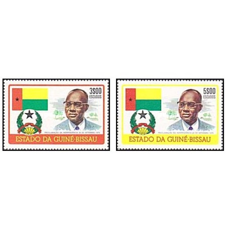 Guinea Bissau 1975 - proclamarea Republicii, serie neuzata Guinea Bissau 1975 - proclamarea Republicii, serie neuzata