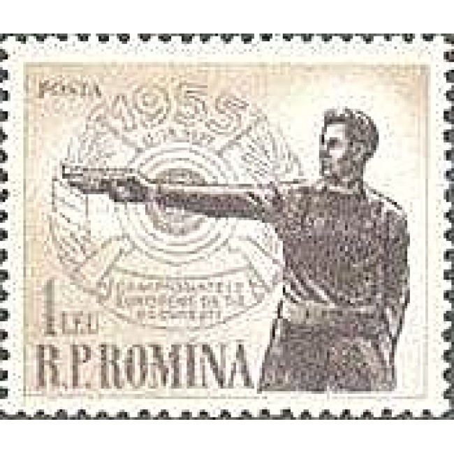 1955 - Campionatul European de tir, neuzata