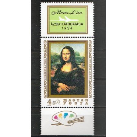 Ungaria 1974 - Mona Lisa, neuzata Ungaria 1974 - Mona Lisa, neuzata