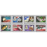 Mongolia 1982 - intercosmos II, serie neuzata