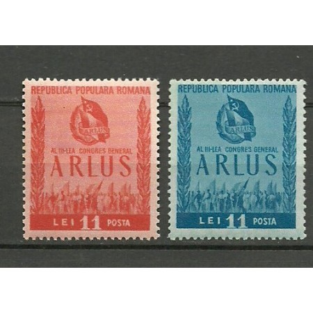 1950 - Al III-lea congres ARLUS, serie neuzata