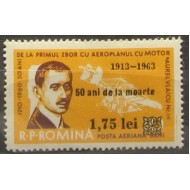 1963 - 50 de ani de la moartea lui Aurel Vlaicu, supratipar, neu