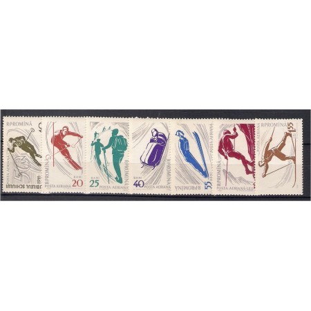 1961 - Sporturi de iarna, serie neuzata