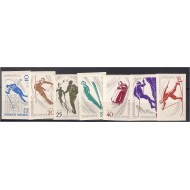 1961 - Sporturi de iarna, serie nedantelata neuzata