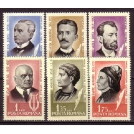 1965 - Aniversari culturale, personalitati, serie neuzata