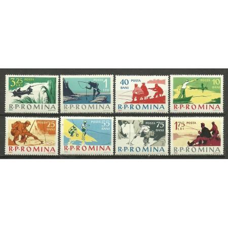 1962 - Pescuitul sportiv, serie neuzata