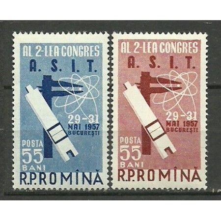 1957 - Al 2-lea congres ASIT, serie neuzata