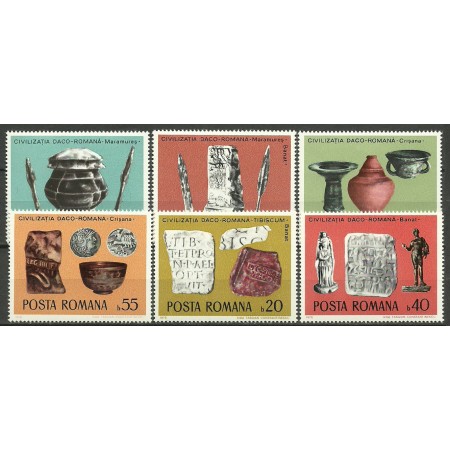 1976 - Arheologie daco-romana, serie neuzata
