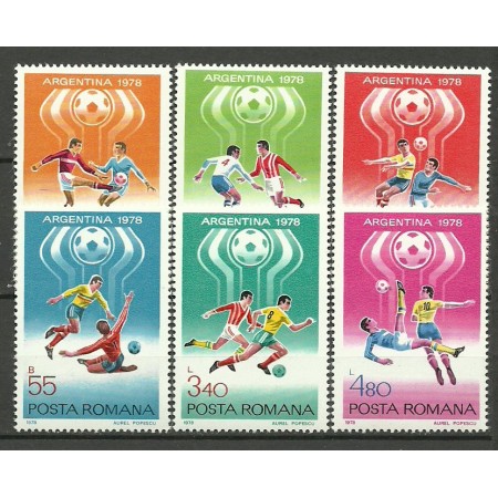 1978 - C.M. fotbal Argentina, serie neuzata