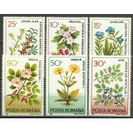 1993 - plante medicinale, flori, serie neuzata