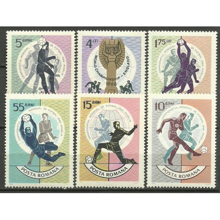 1966 - Campionatul Mondial de fotbal Anglia, serie neuzata 1966 - Campionatul Mondial de fotbal Anglia, serie neuzata