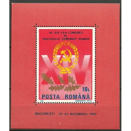 1989 - Al XIV-lea congres PCR, colita neuzata 1989 - Al XIV-lea congres PCR, colita neuzata