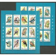 1991 - Păsări, blocuri neuzate