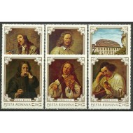 1970 - Reproduceri de arta, Simturile, serie neuzata