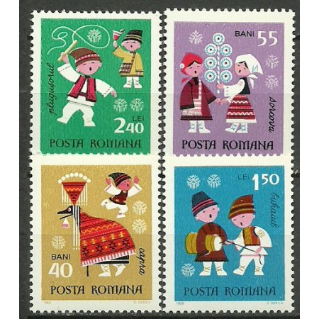 1969 - Obiceiuri de anul nou, serie neuzata