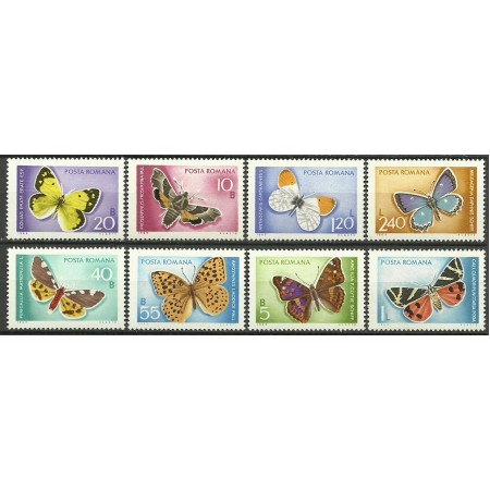 1969 - Fluturi, serie neuzata 1969 - Fluturi, serie neuzata