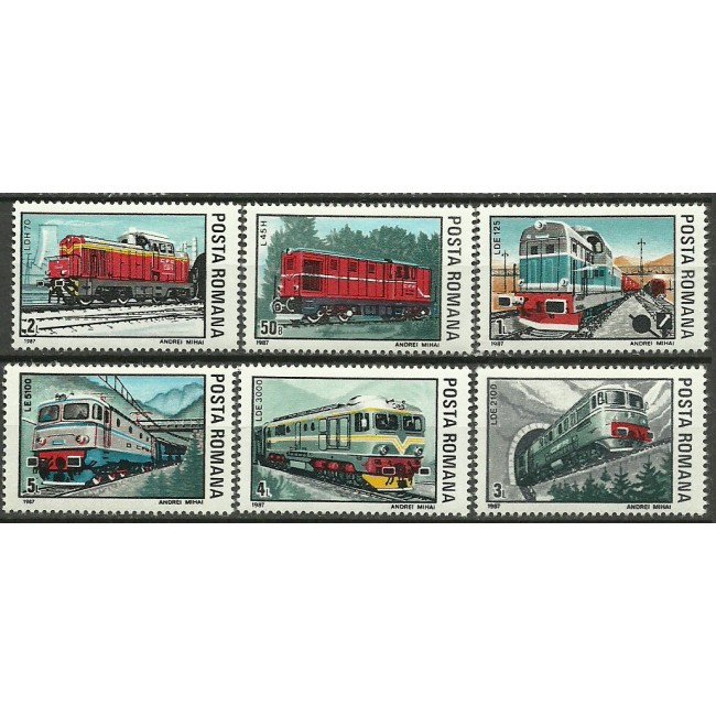1987 - Locomotive, serie neuzata