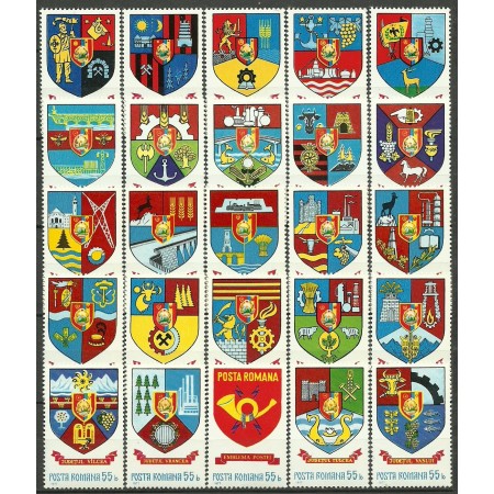 1977 - Stemele județelor II, serie neuzata