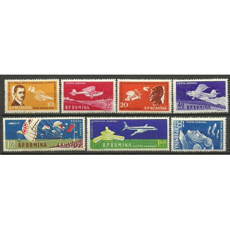 1960 - Ziua aviatiei, serie neuzata 1960 - Ziua aviatiei, serie neuzata