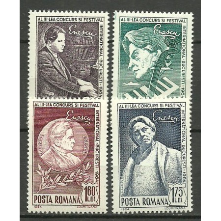 1964 - Festivalul George Enescu, serie neuzata