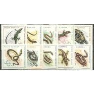 1965 - Reptile, fauna, serie neuzata