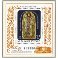 Ungaria 1977 - ziua marcii postale, colita neuzata