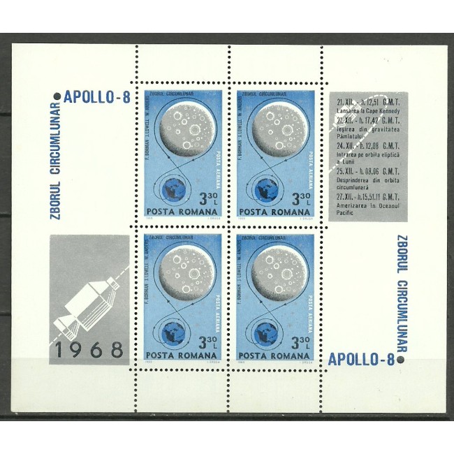1969 - Apollo 8, bloc neuzat