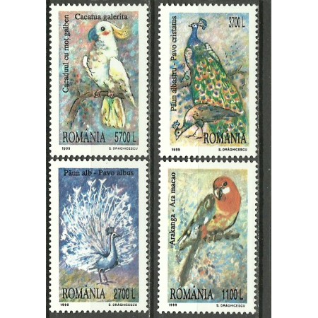 1999 - Pasari decorative, serie neuzata