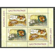 2005 - Europa, gastronomie, bloc neuzat